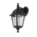 Farol negro clásico, para exterior de pared Negro 1230