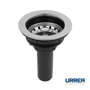 Contracanasta plástica con canastilla de acero inoxidable MOD. 3830