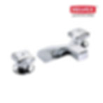 Llave mezcladora de lavabo 8" a 12" Elite DX. Incluye contra de rejilla. MOD.