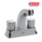 Llave mezcladora de lavabo 4" Antea. Incluye contra de rejilla. MOD. HM-18