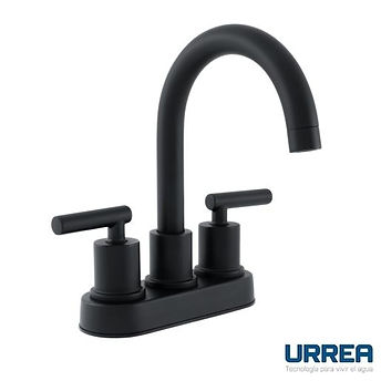 Mezcladora de 4" para lavabo negro mate MOD. 14CL.2