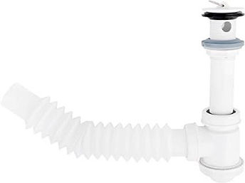 Céspol con bote y contra para lavabo MOD. 3701CB