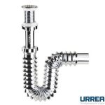 Céspol flexible con rejilla de acero inoxidable, sin bote MOD. 3722