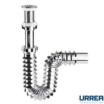 Céspol flexible con rejilla de acero inoxidable, sin bote MOD. 3722