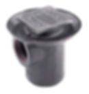 Coladera una boca rejilla cuadrada MOD. 124RC