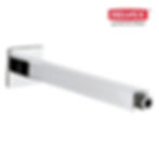 BRAZO Y CHAPETON CUADRADO PARA REGADERA DE PLANTO ANCHO MOD. TR-036