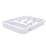 Charola para cubiertos blanca 10037