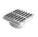 Coladera universal con rejilla cuadrada de acero inoxidable MOD. 184