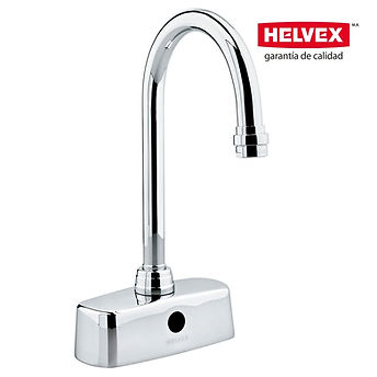 LLAVE DE LAVABO ELECTRONICA DE SENSOR DE BATERIAS OMEGA MOD. TV298-C-1.9