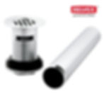 CONTRA CON REJILLA PARA LAVABO CON REBOSADERO MOD. TH-058