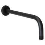 Brazo y Chapetón angular negro mate 11503