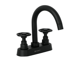 Mezcaldora de 4" para lavabo cuello curvo MOD 46755