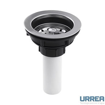 Contracanasta plástica con canastilla de acero inoxidable MOD. 3817