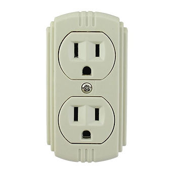 Contacto doble aterrizado de sobreponer 4307