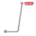 BARRA ANGULAR HOCKEY 810 mm X 350 mm IZQUIERDA Acero Inoxidable B-064-S