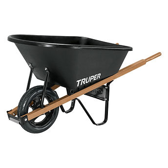 Carretilla 6 ft concha plastica bastidores de madera 10911