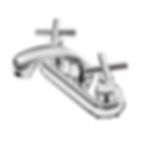 Mezcladora ecologica 4" a piso para lavabo MOD. 4039