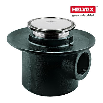 COLADERA DE UNA BOCA DESAGUE DE CONTORNO REDONDA MOD. 282-HL