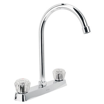 Llave mezcladora Fregadero 8" manerales Acrílico 45617