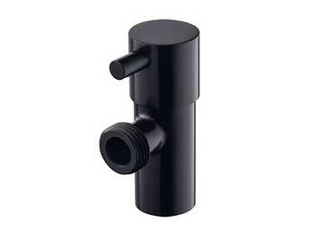 Llave de control angular inox acabado negro MOD. 402.2