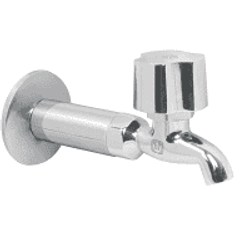 Llave para fregadero con niple y chapeton, Basic MOD. 49105