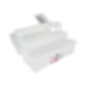 Caja multiusos vanity rosa/transparente 6402
