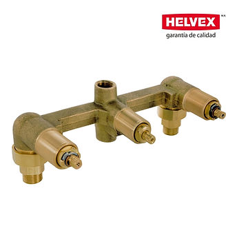 ENSAMBLE TRIPLE DE EMPOTRAR SIN CHAPETONES MOD. E-40-AQ