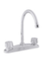 Mezcladora 8" cuello alto para fregadero MOD. 4333TS