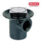 COLADERA DE UNA BOCA DESAGUE DE CONTORNO CUADRADA MOD. 24-CHL