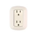 Contacto doble de sobreponer 4308