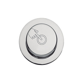 Ducha electrónica con botón piezoeléctrico para agua premezclada MOD. WE61.370