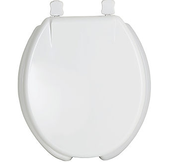 Asiento económico para WC, 35 cm, blanco MOD. 49902