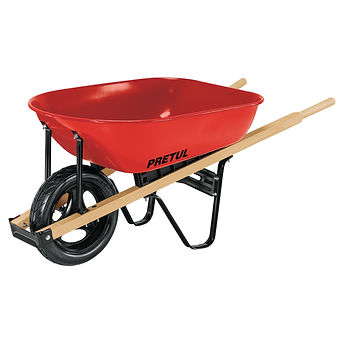 Carretilla 5.5 ft bastidores de madera 20623