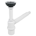 Cespol bote p/fregadero c/contracanasta, polipr, 1-1/2" MOD. 49506