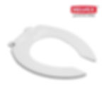 ASIENTO PARA TAZA FLUXOMETRO ELONGADO SIN TAPA MOD. AF-1