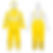 Conjuntos impermeables amarillos, con reflejantes MOD. 18415