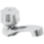 Llave individual para lavabo, ABS, maneral hexagonal, Basic MOD. 49309