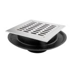 Coladera cuadrada para exteriores con campana MOD. 224RC