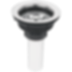 Contracanasta de plástico con tubo de plástico , 3-1/2" MOD. 49353