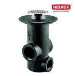 Coladera de rejilla redonda MOD 28 de 3 boca