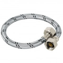 Manguera de hule, 40 cm, acero inoxidable, usos generales MOD. 49179