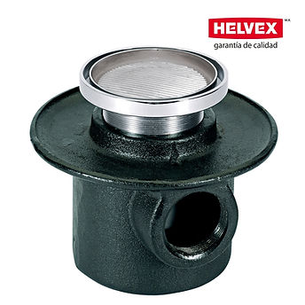 COLADERA DE UNA BOCA DESAGUE DE CONTORNO REDONDA PARA INSERTO CERAMICO MAXI MOD.