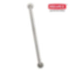 BARRA RECTA DE SEGURIDAD 610 mm Acero Inoxidable B-610-S