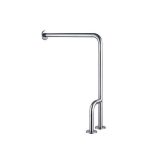 Barra de seguridad "L" al piso en acero inoxidable MOD. WA70.200