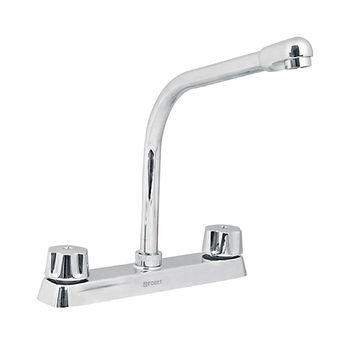 Mezcladora 8" para fregadero, cuello tipo cobra MOD 45614