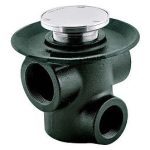 Coladera de tapa ciega MOD 26 de 3 boca