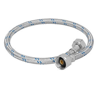 Manguera para wc de aluminio 1/2" x 7/8", 35 cm MOD. 49125