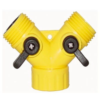 Conector Y de plástico para 2 mangueras 69-RC