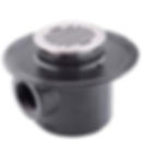 Coladera base ancha de una boca con rejilla redonda MOD. 124W