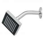 46732 Regadera Aqua cuadrada 4" ABS con brazo cromo